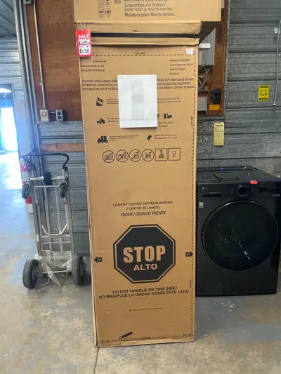 GE “24” White Gas Laundry Center, View more