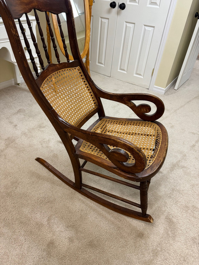 Antique Rocking Chair in Arts & Collectibles in Kingston