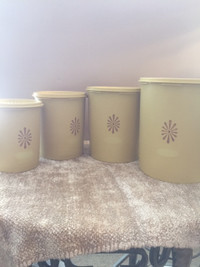 Tupperware Storage Canisters, set of 4