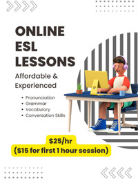Affordable Experienced Online ESL/ELL Tutor