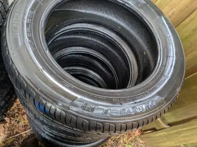 4 x 205 / 60 r16 all season Rovelo RHP - 778 tires m+s mud and snow rated tires Good shape Even wear...