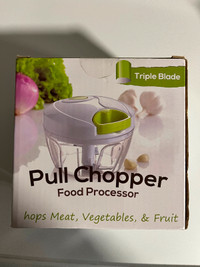 Pull chopper food processor