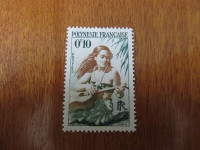 GSGS.  POLYNÉSIE FRANÇAISE, FRENCH POLYNESIA.   TIMBRE. STAMP.