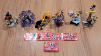 Bandai Dragon Ball Z DBZ Imagination 8 Gashapon Figure Toy Set