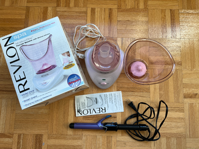 Revlon Facial Steamer & Conair Instant Heat Curling Iron