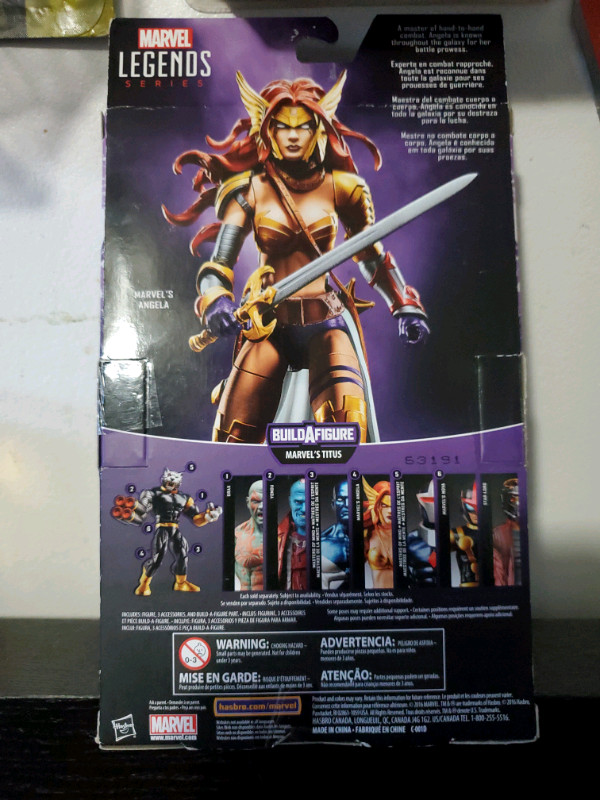 Marvel Legends series build a figure Angela in Toys & Games in Hamilton - Image 2
