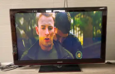 50 inch Samsung TV in perfect working condition. Was in basement at other home, very gently used the...