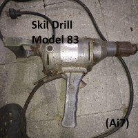 Vintage Drill - Skill Model 83, Heavy Duty, 3/4 Inch