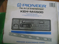 Pioneer car stereo cassette decks