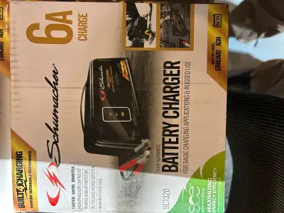I am selling a new Schumacher SC1320 battery charger, perfect for basic charging applications and ru...