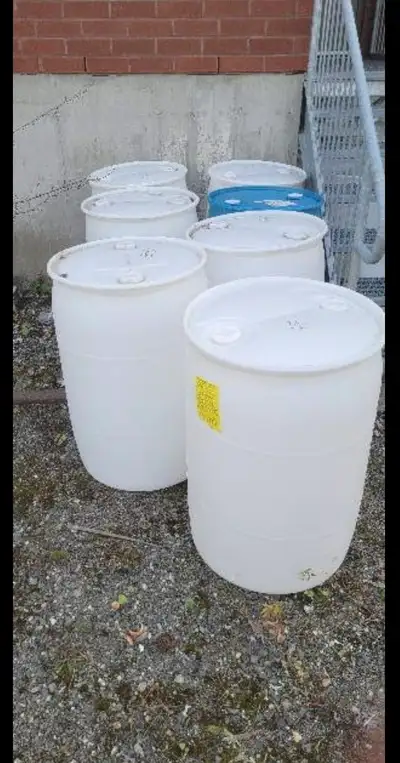 Baril de plastique  50 gallons (190kg), View more