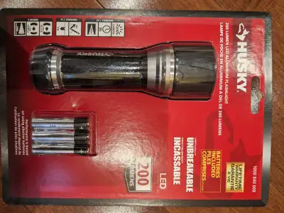 Husky 200 Lumen LED Aluminum Flashlight, View more