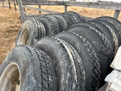 I currently have about 100 used tires in inventory. All of them are in good to very good condition....