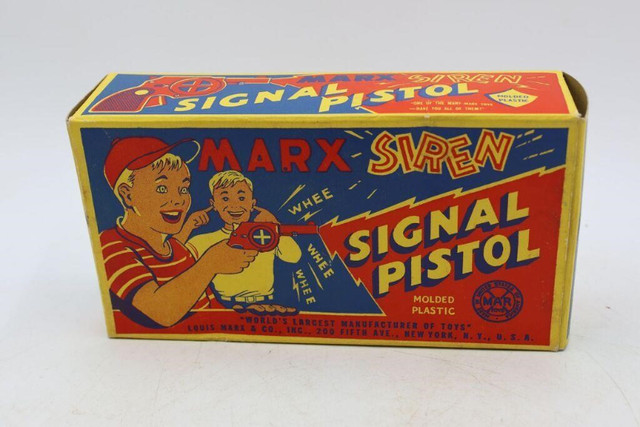 VINTAGE MARX SIREN SIGNAL PISTOL - 1950'S NOS in Arts & Collectibles in Bedford - Image 4