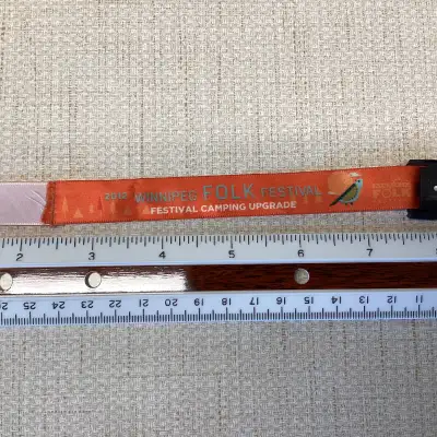 2012 Winnipeg Folk Festival Wrist Band Souvenir / Memorabilia, View more