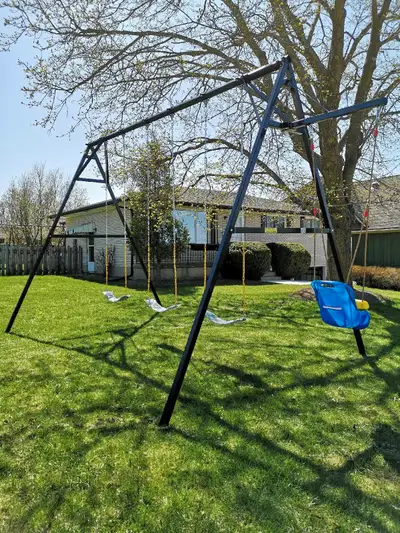 10' and 12' tall Swing sets, (made in Canada), View more