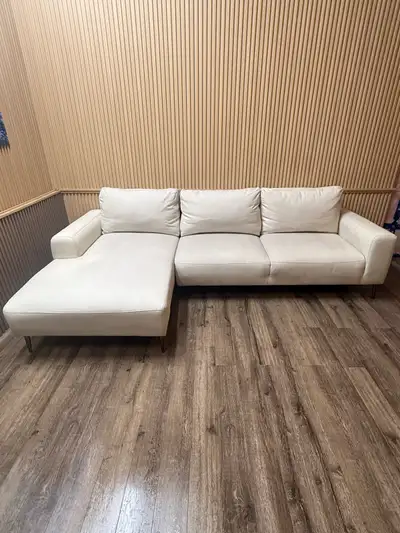 Structube Cream Sectional , View more