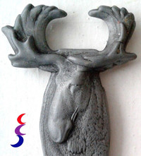 Moose Cast Metal Bottle Opener Two Sided