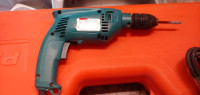 This Listing is For a Used Makita HP1501 Hammer Drill Teal Corde