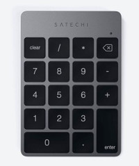 Saitechi Aluminum Slim Rechargeable Bluetooth Keypad