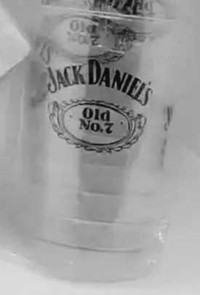 Lot of 25 Jack Daniel's 4" tall plastic cups & pkg of 50 napkins