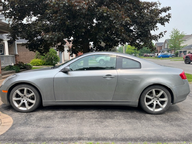 2006 Infiniti G35 2dr Auto Coupe with 4 winter tires on the rims in Cars & Trucks in Ottawa