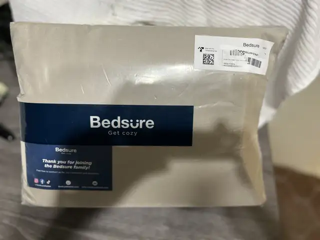 NEW-Bedsure Sheet Set - Queen Size in Bedding in Mississauga / Peel Region - Image 10