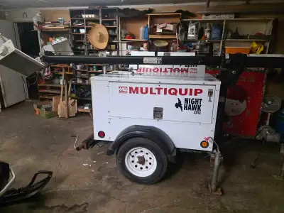 MULTIQUIP Night Hawk LT12 Light tower/Generator (1000hrs), View more