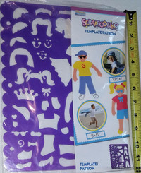 Scrap Booking Girl & Boy Plastic Templates Stencils - NEW