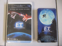ET The Extra Terrestrial VHS 2pc Lot:  1988 & 1996 THX Releases