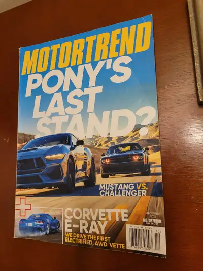 MotorTrend Pony's Last Stand? December 2023 Magazine, View more