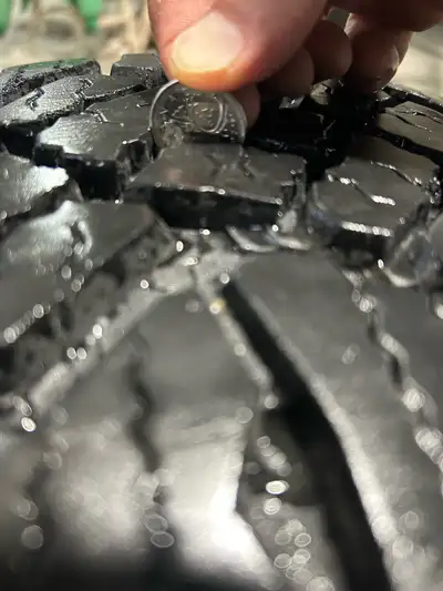 4 Tires used at 15% (4000km) 85% good Price 350$ each tire 1400$ for the set of 4 tires