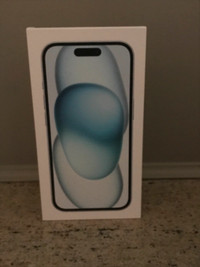 Brand new sealed Apple IPhone 15 Blue - BNIB