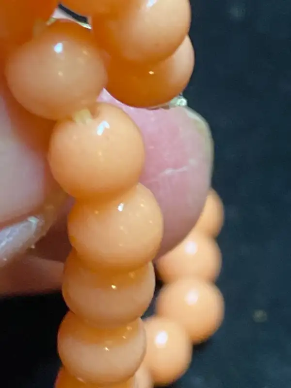 Antique Saffron Orange Nude Color Japanese Natural Coral Gemston in Arts & Collectibles in Vancouver - Image 5