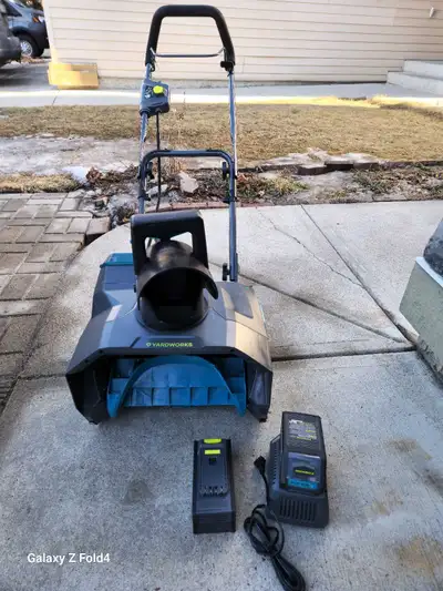 yardworks snowblower 40v, View more