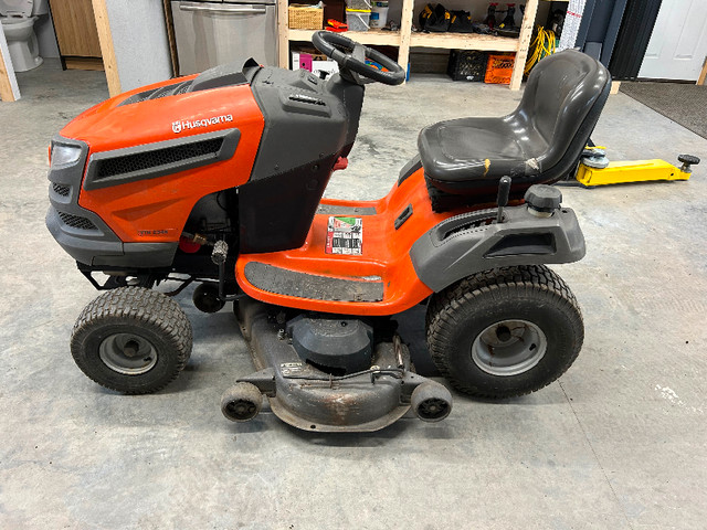 Lawn tractors Husqvarna 48” riding lawnmowers for sale in Lawnmowers & Leaf Blowers in Penticton