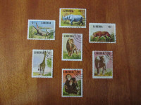 GLGL.  SUPERBES TIMBRES ANIMAUX D'AFRIQUE