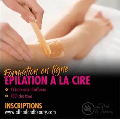 Formation/Cours privé en épilation à la cire en Spécial 500$, View more