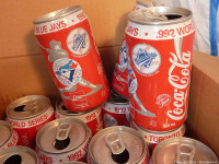 1992 World Series, Toronto Blue Jays Coco-Cola cans.