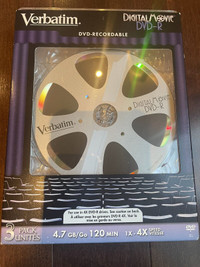 3 pack Digital movie DVD-R new recordable discs 