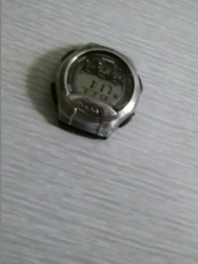 Casio -w-755 watch working no strap,pins are there, View more