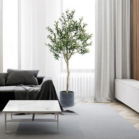 Artificial Olive Tree in Grey Planter