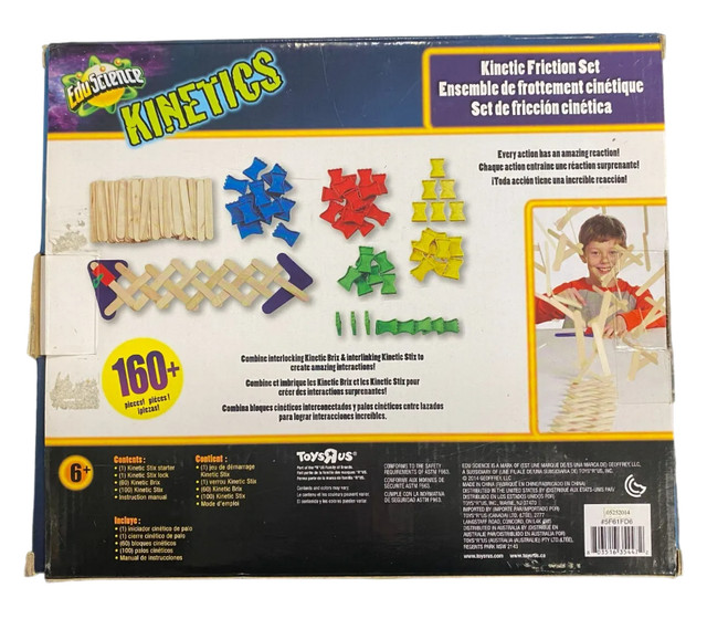 EduScience Kinetics Friction Set 160+ Pieces in Toys & Games in Markham / York Region - Image 2