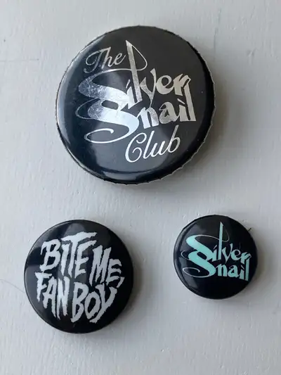 Silver Snail Comic Shop Buttons/Pinbacks, View more