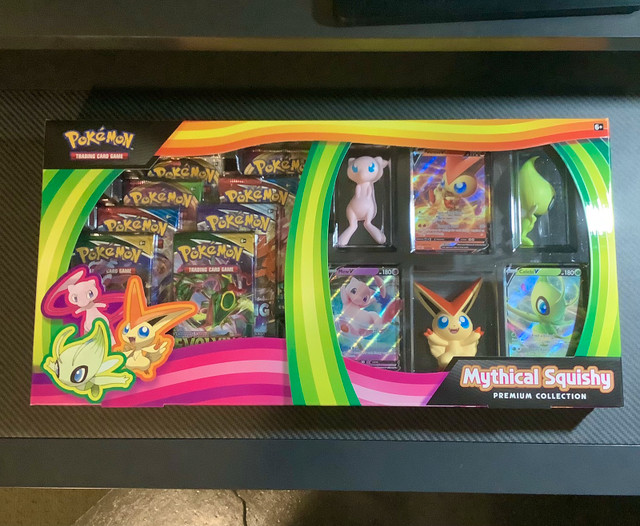 Pokemon Sealed Mythical Squishy Premium Collection V Box RARE in Arts & Collectibles in Kitchener / Waterloo
