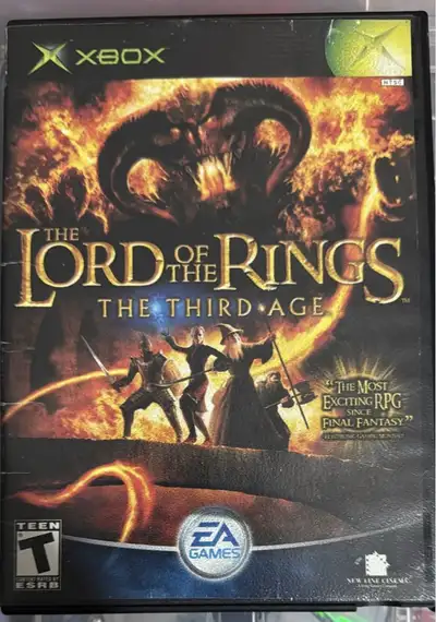 Xbox The Lord of the Rings The Third Age CIB! Tested & Working! Meet up in Ajax!