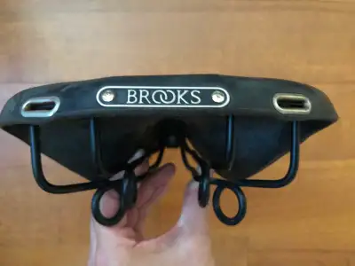 Brooks B72 leather sprung saddle for your MTB or gravel bike, View more