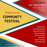 Community festival Saturday May 11