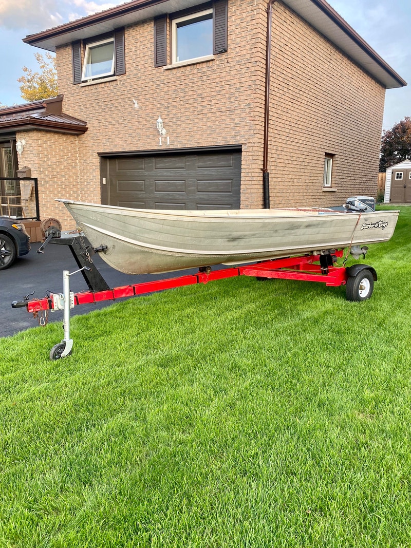 BOAT, MOTOR AND TRAILER Powerboats & Motorboats Kawartha Lakes Kijiji
