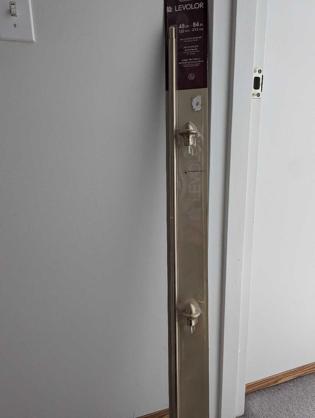 brand new curtain rod not even open in the box in Other in Edmonton - Image 4